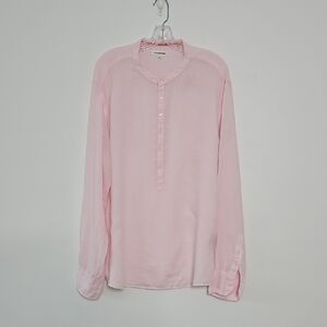 Europann Saint-Tropez Light Pink Linen Tunic‎  Resortwear Size XL